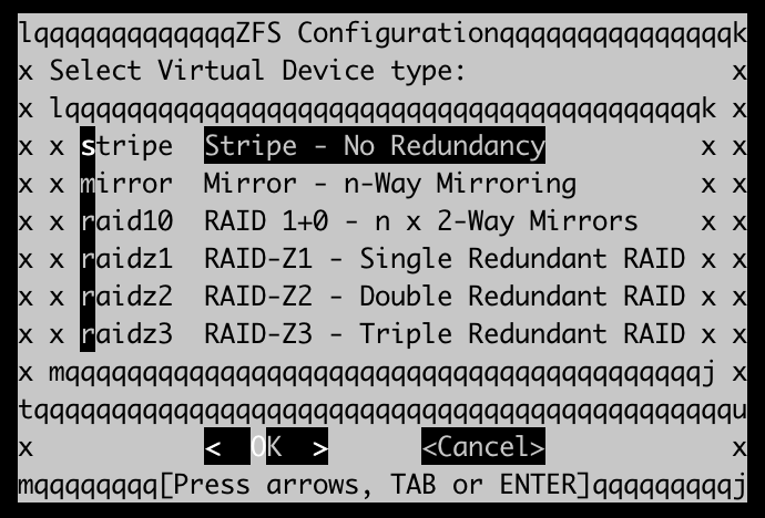 DynFi Firewall partitionnement avec ZFS - DynFi Firewall l'alternative pfSense & OPNsense